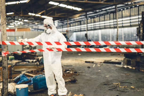 Professional Drug Lab Cleanup technician working in Seabrook, NH